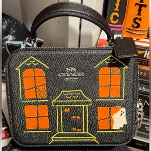 Coach Halloween Haunted House Crossbody Bag Purse